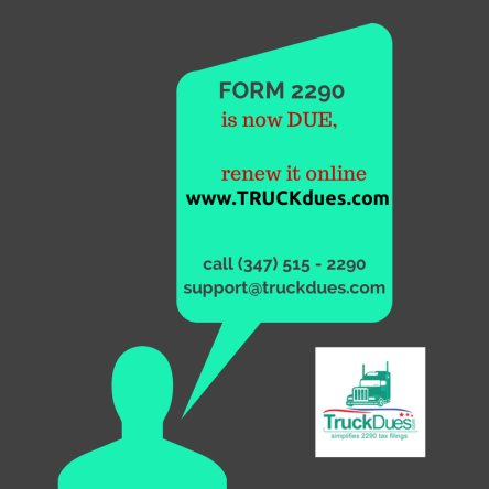 Truck Tax Form 2290
